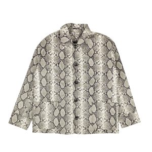 Opening Ceremony Faux Snake Jacke – Schwarz/Weiß