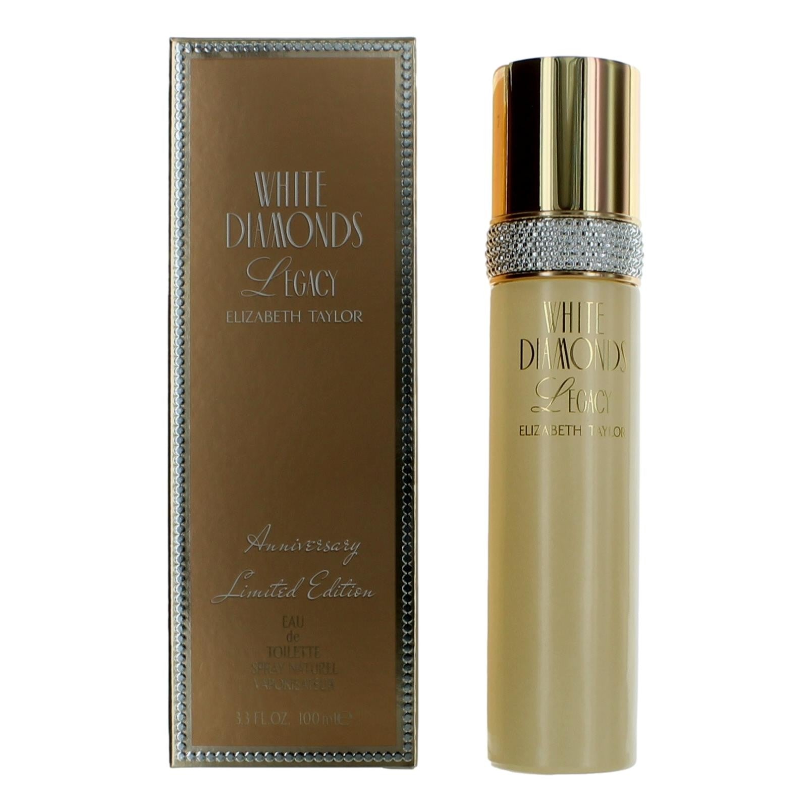 White Diamonds Legacy von Elizabeth Taylor, 3.3 oz Eau de Toilette Spray für Damen
