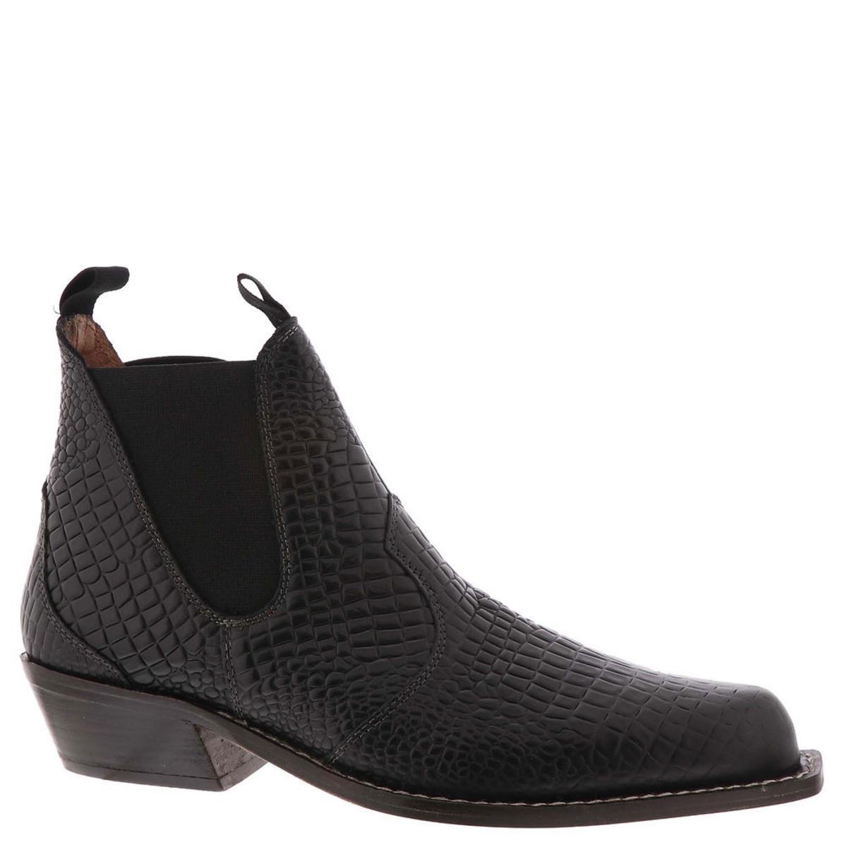 Beau Leder Block Heel Cowboy, Western Stiefel