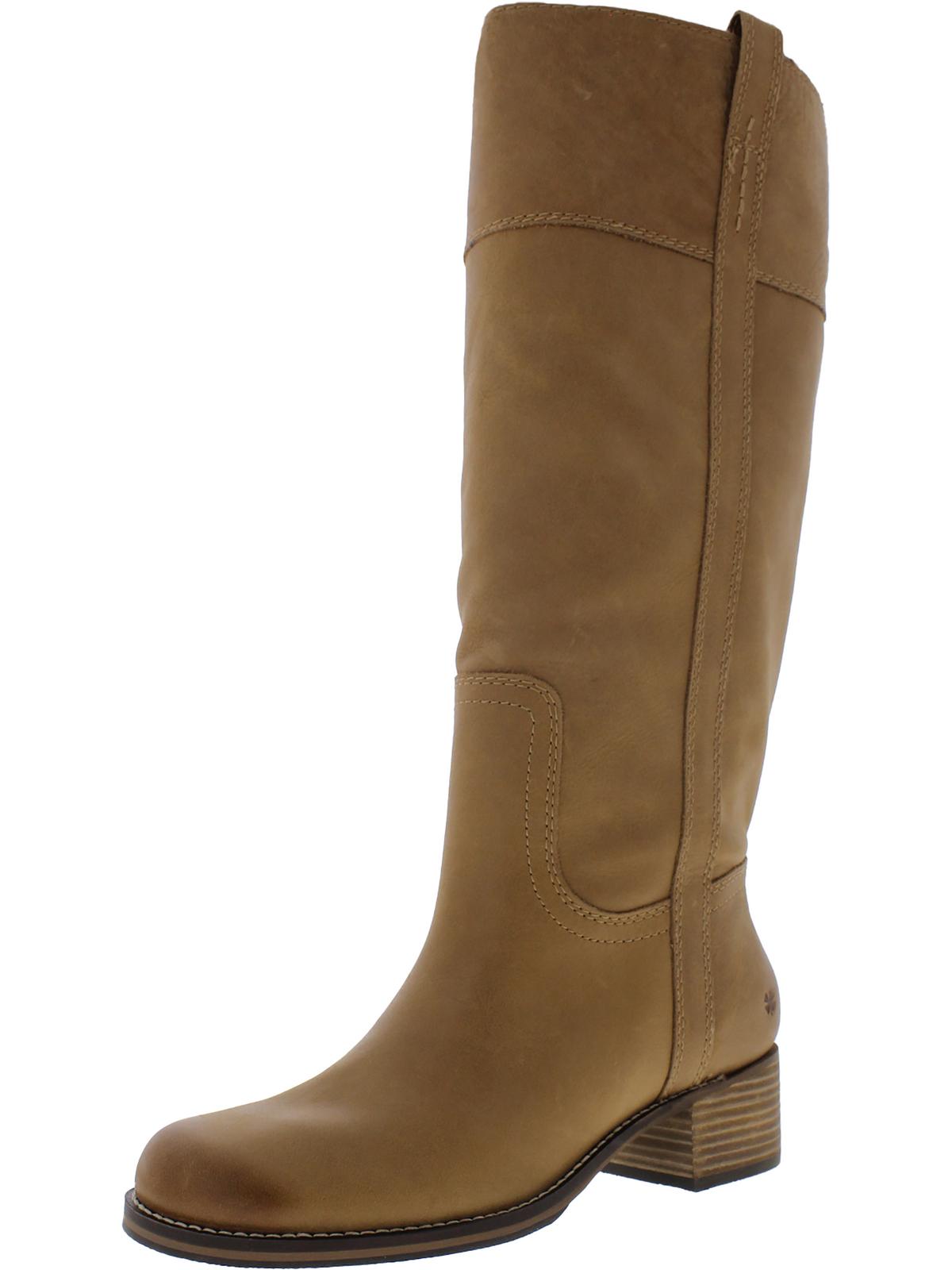 Hybiscus Damen Leder Reit Kniehohe Stiefel