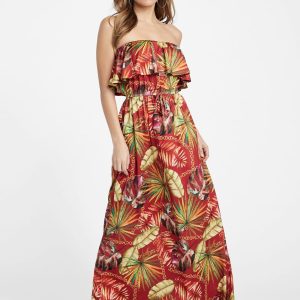 Hillarie Maxi-Kleid gedruckt