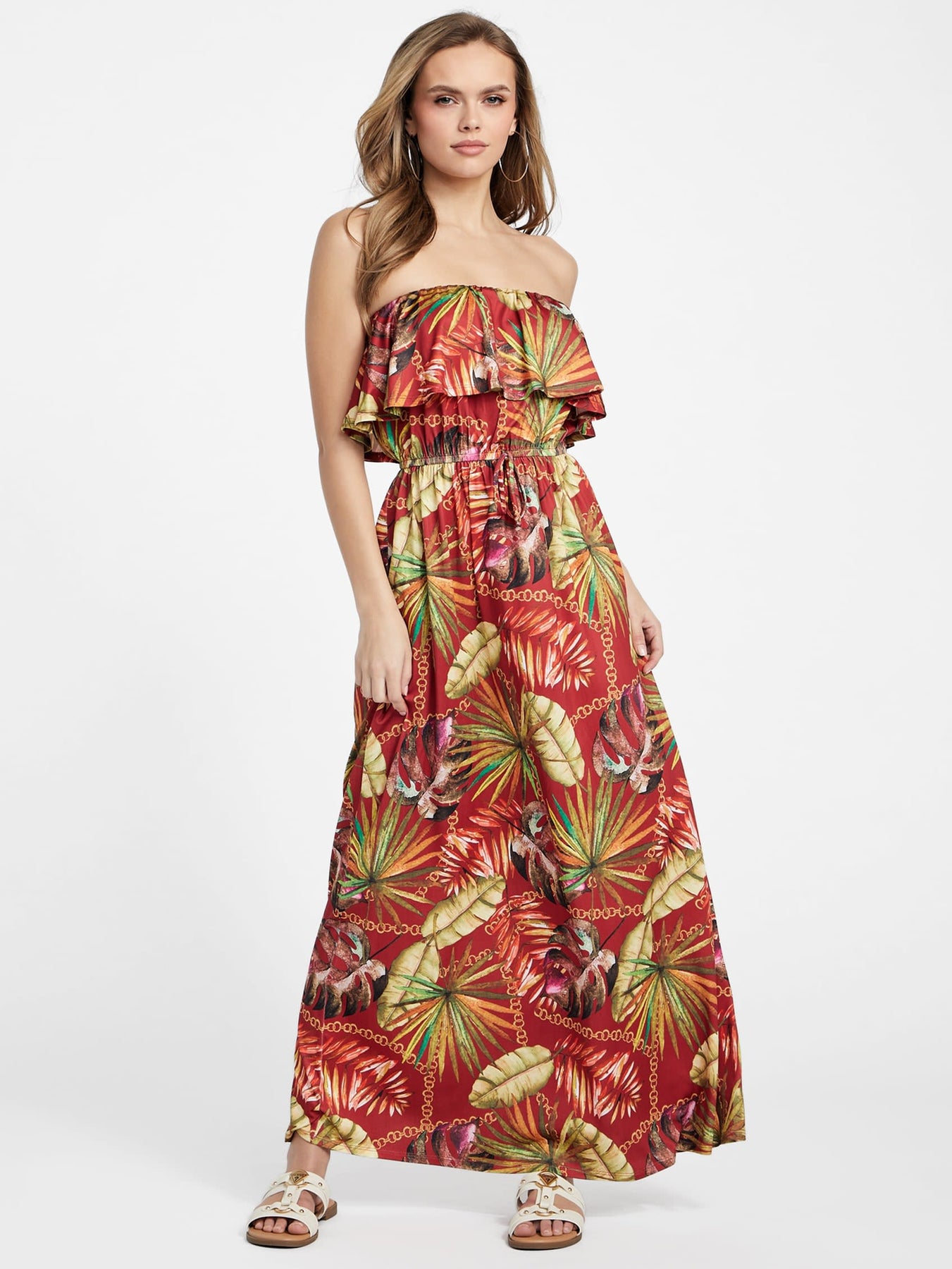Hillarie Bedrucktes Maxikleid