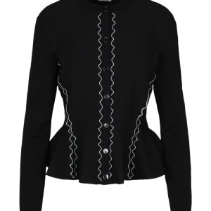 Tailored Peplum Strickjacke 7676696657980