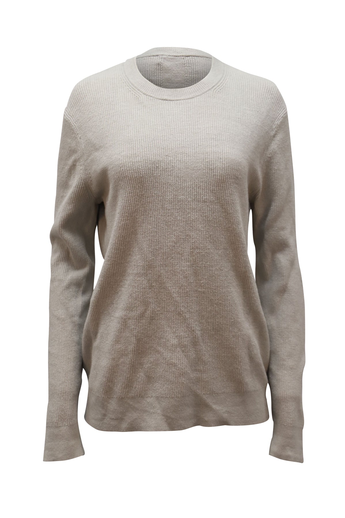 Theory Pullover mit Rundhalsausschnitt aus grauem Polyester