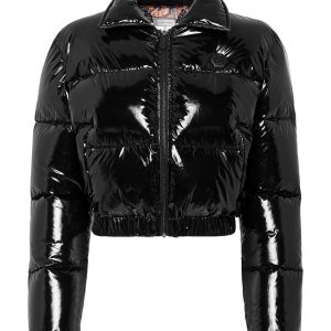 Cropped Nylon Daunenjacke 7676723757116