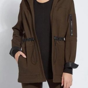 Winterschlaf-Kapuzenparka in Braun
