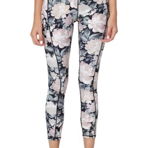 Vintage Petal Legging in schwarz
