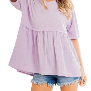 Babydoll Top in Lavendel 7766594846780