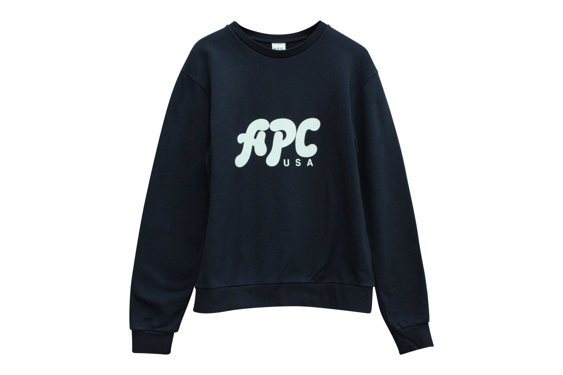 APC USA Sweatshirt aus blauer Baumwolle
