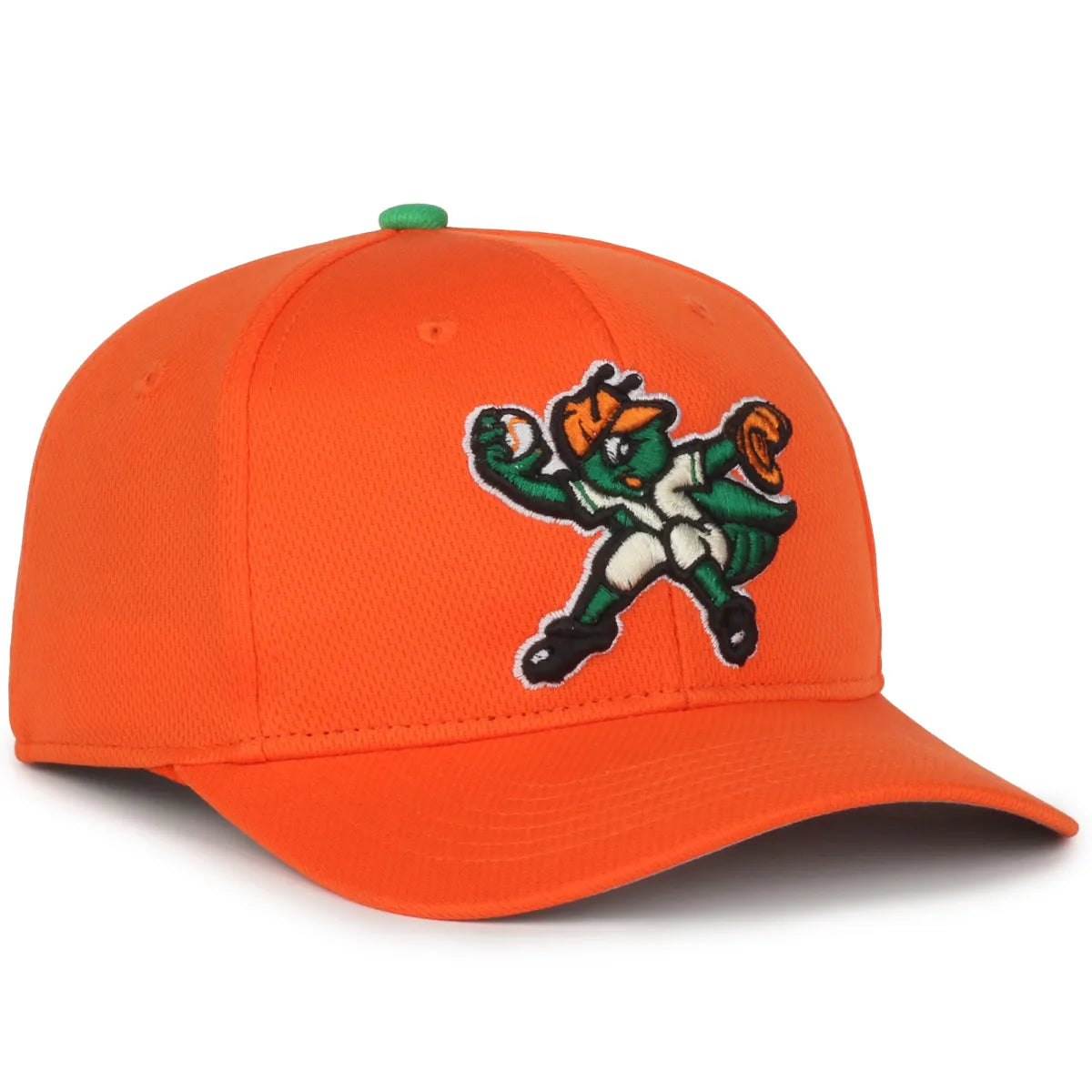 Outdoor Cap Greensboro GrasshoppersTM MiLB® Replica Strukturierter Solid Panel Hut ( MIN-350 )