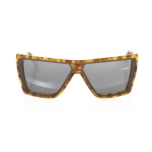 Frankie Morello Chic Turtle Pattern Square Damen Sonnenbrille