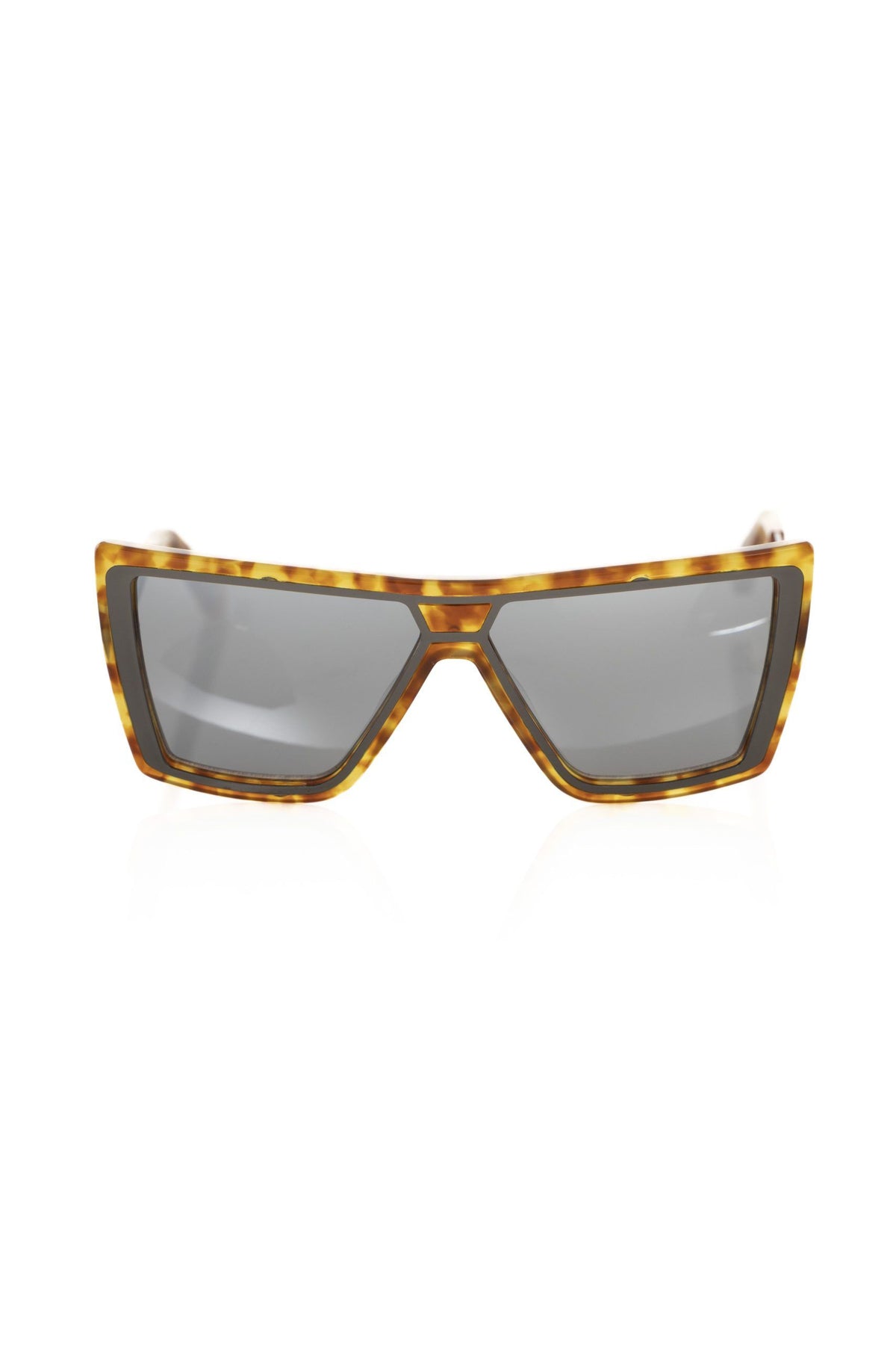 Frankie Morello Chic Turtle Pattern quadratisch Sonnenbrille für Damen