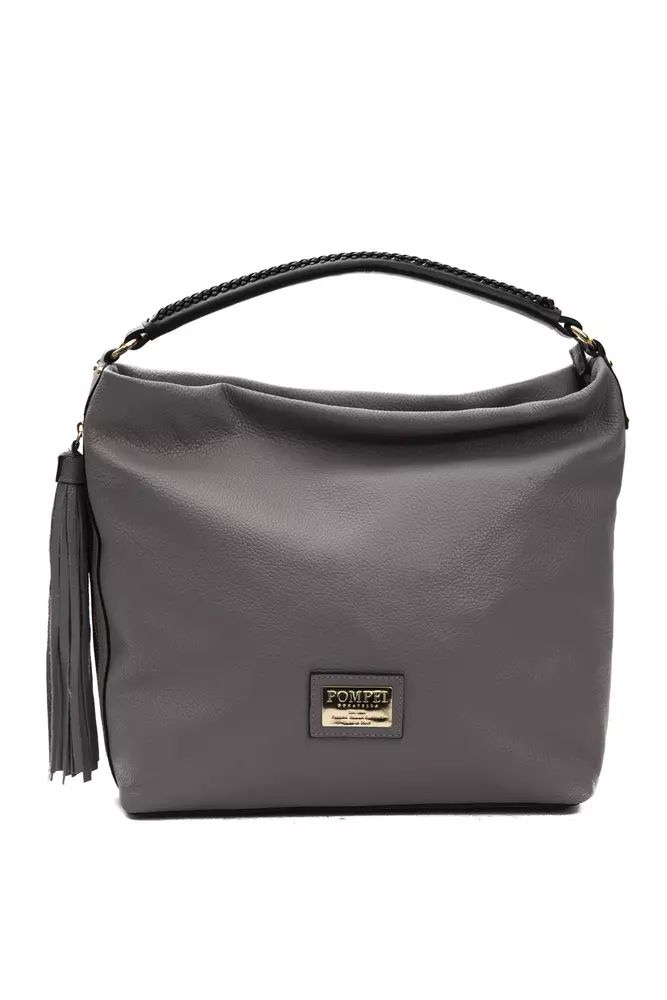 Pompei Donatella Chic Leder Schultertasche für Damen