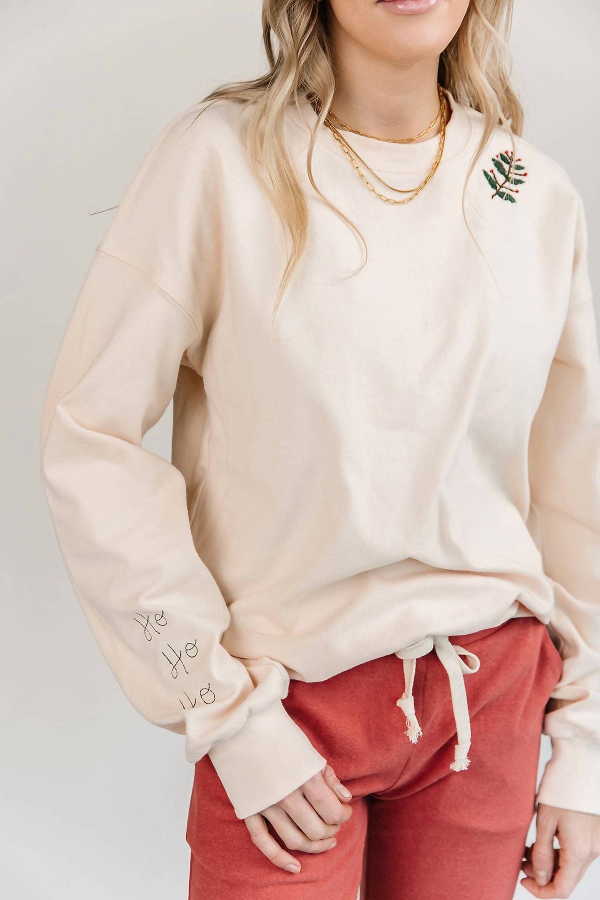 Damen University Pullover im Urlaub Küsse