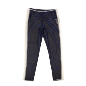 Anna Sui Side Stripe Sheer Leggings blau