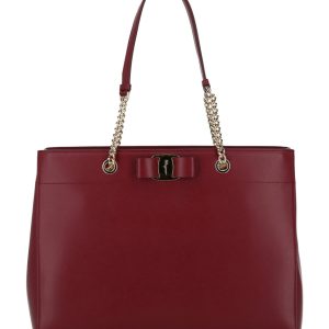 Vara Bow Schultertasche aus Glattleder