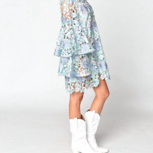 Gayle Kleid Glockenblume in blau