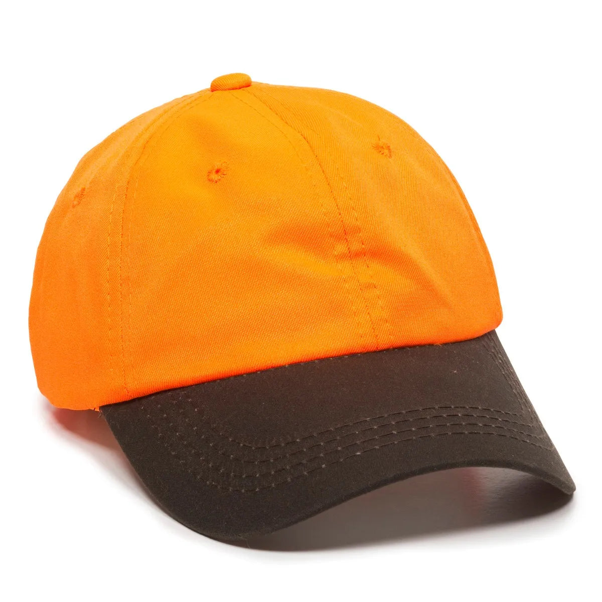 Outdoor Cap 553IS Blaze/ Dunkelbrauner unstrukturierter fester Rückenhut