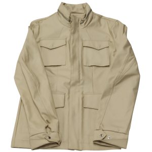 Acne Studios Ibsen Jacke aus Beige Baumwolle