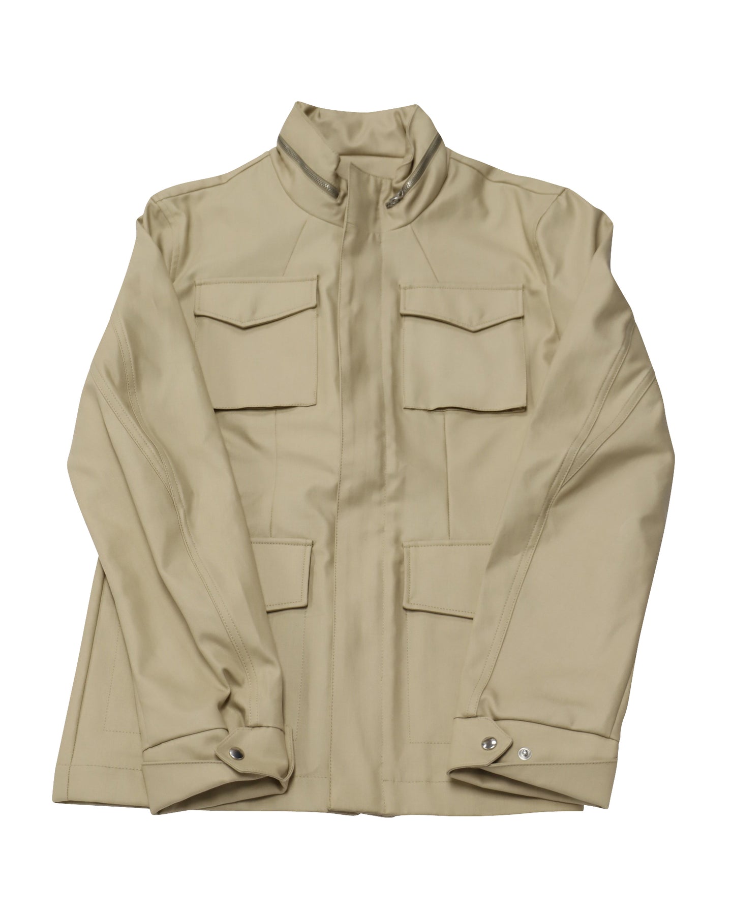 Acne Studios Ibsen Jacke aus Beige Baumwolle