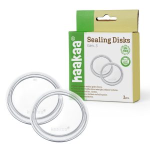 Haakaa Gen 3 Silikon-Flaschendichtscheibe 2er-Pack