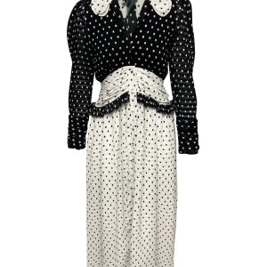 Rejina Pyo Yvette Kleid aus schwarzem Polyester 7766545301564
