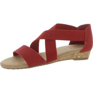 REFLEX Faux Wildleder offene Zehen Keil Sandalen