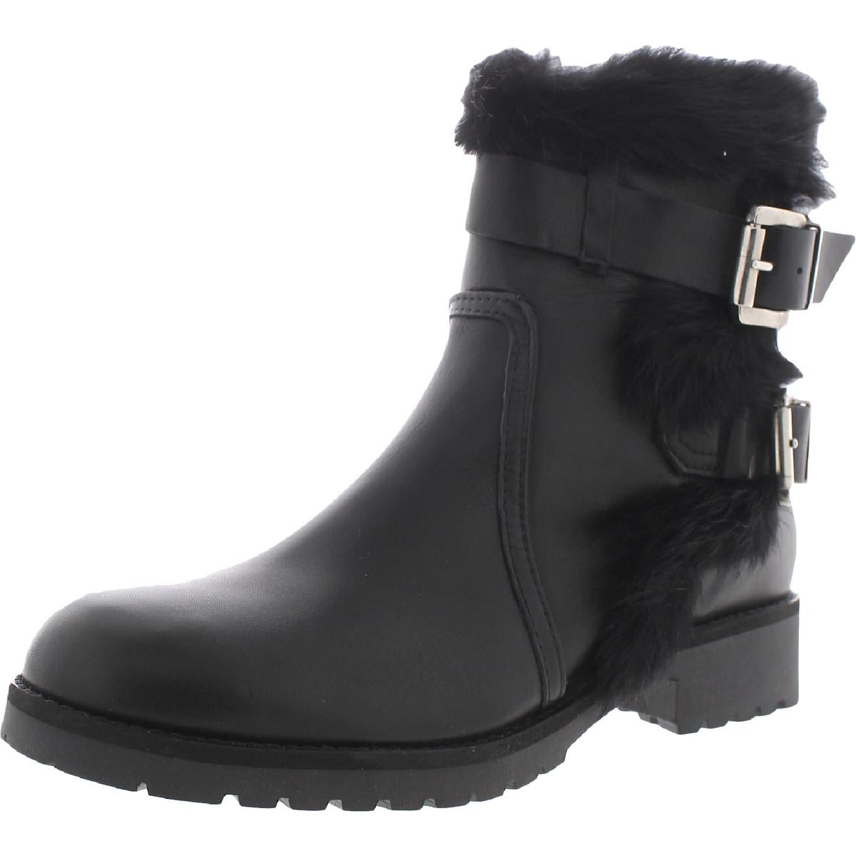Stiefeletten aus echtem Pelz