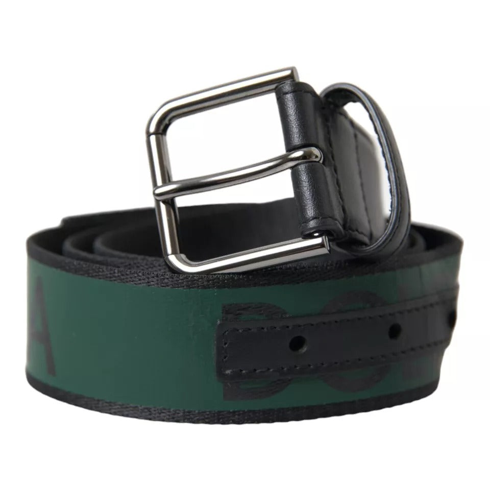 Dolce & Gabbana Leder Metall Schnalle Herren Gürtel