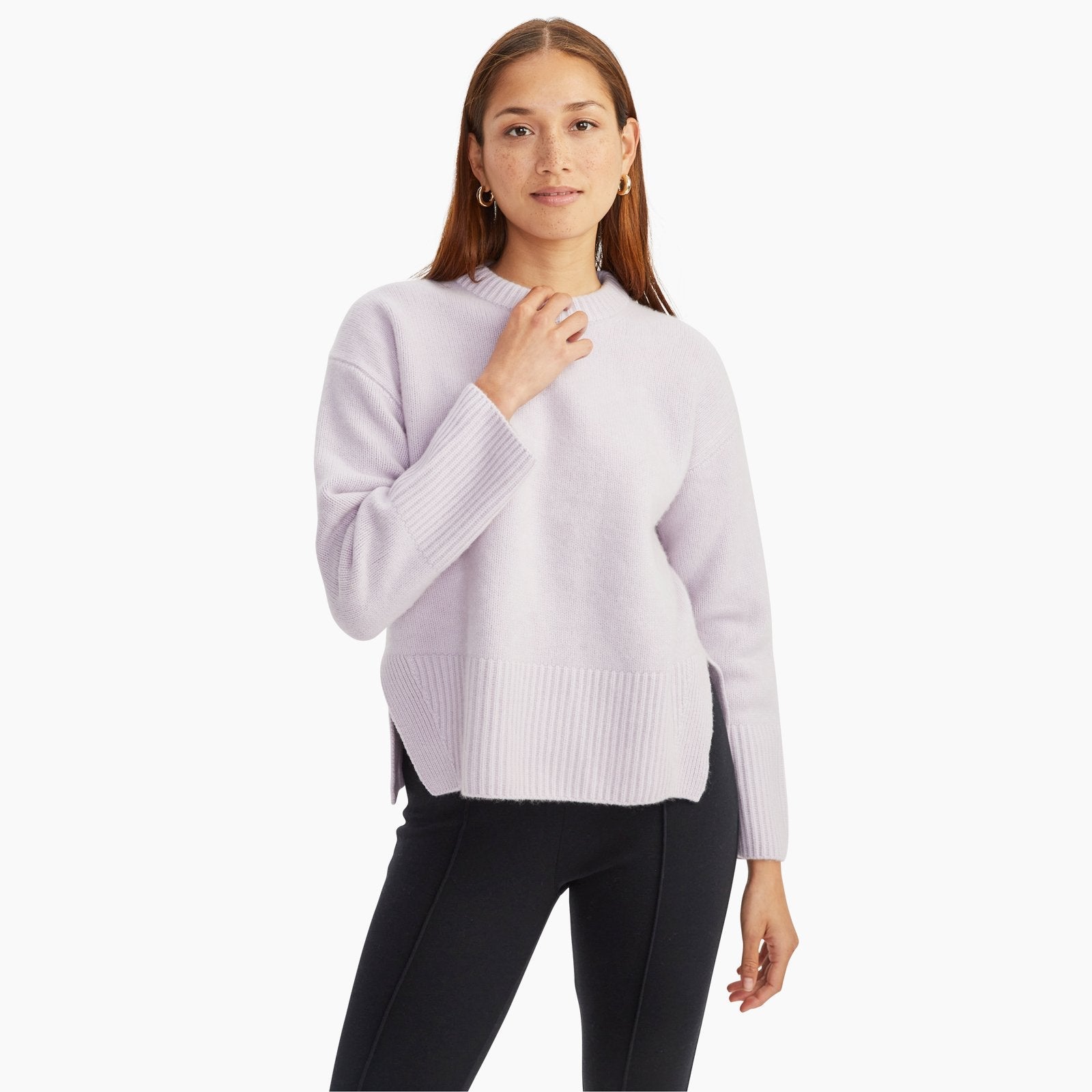 Pullover mit einem Rundhalsausschnitt von Luxe Kaschmir