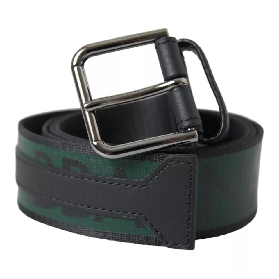 Dolce & Gabbana Logo Metall Schnalle Herren Gürtel