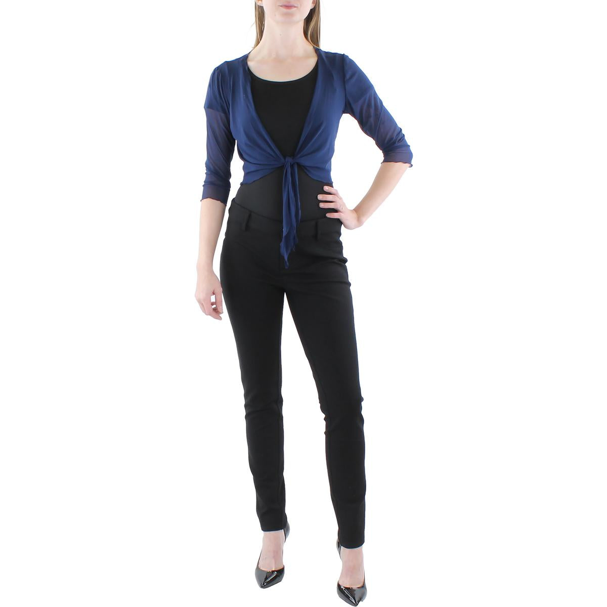 Petites Crop Mesh Bolero