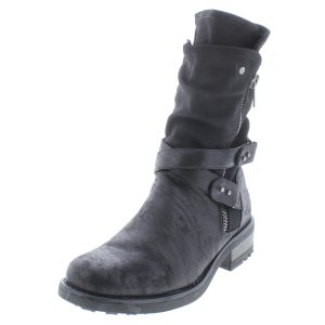 Sawyer Belted Moto Stiefel mit mittlerem Absatz
