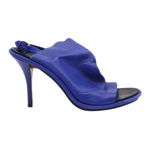 Balenciaga Pumps aus Leder in Blau