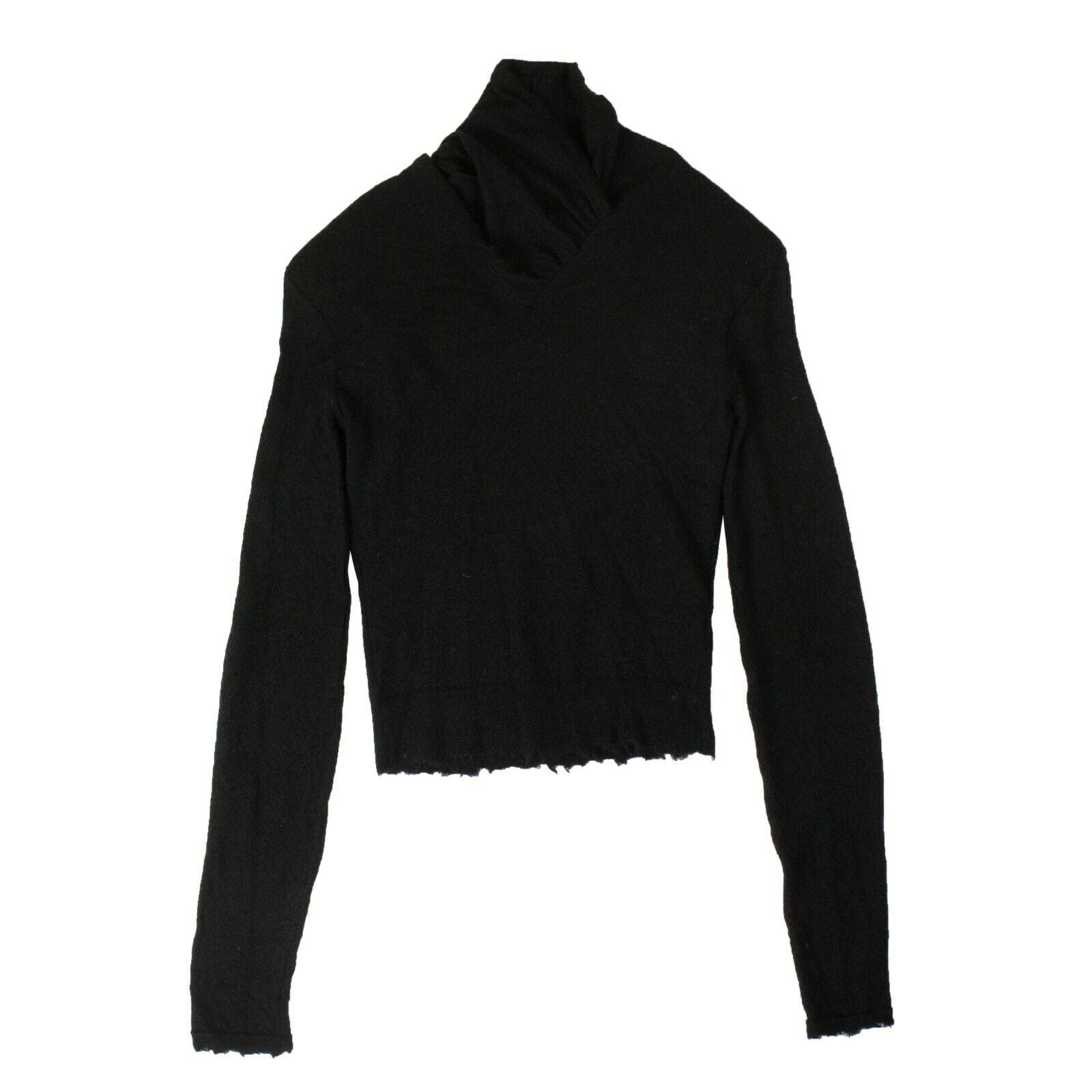 Unravel Project Kaschmir Distressed Details Pullover – Schwarz