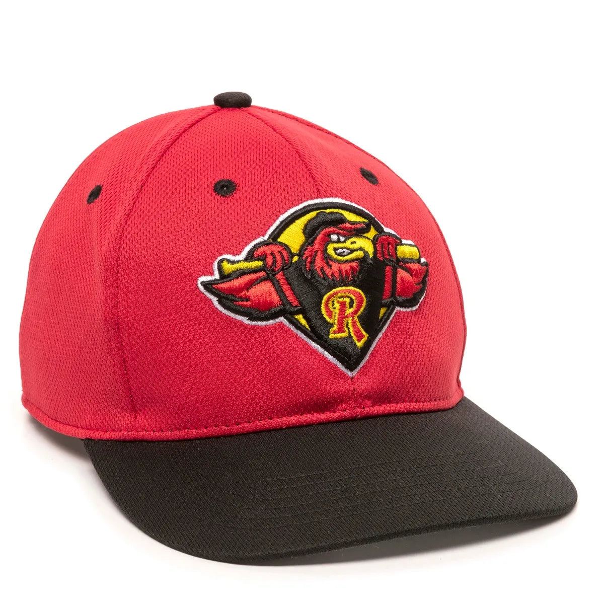 Outdoor Cap Rochester Rot WingsTM MiLB® Replica Strukturierter Solid Panel Hut ( MIN-350 )