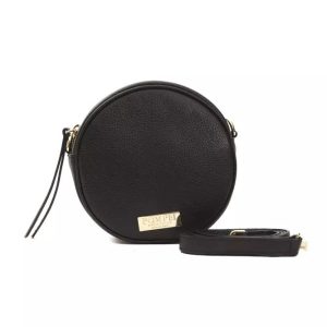 Pompei Donatella Small Oval Leder Crossbody Damen Eleganz