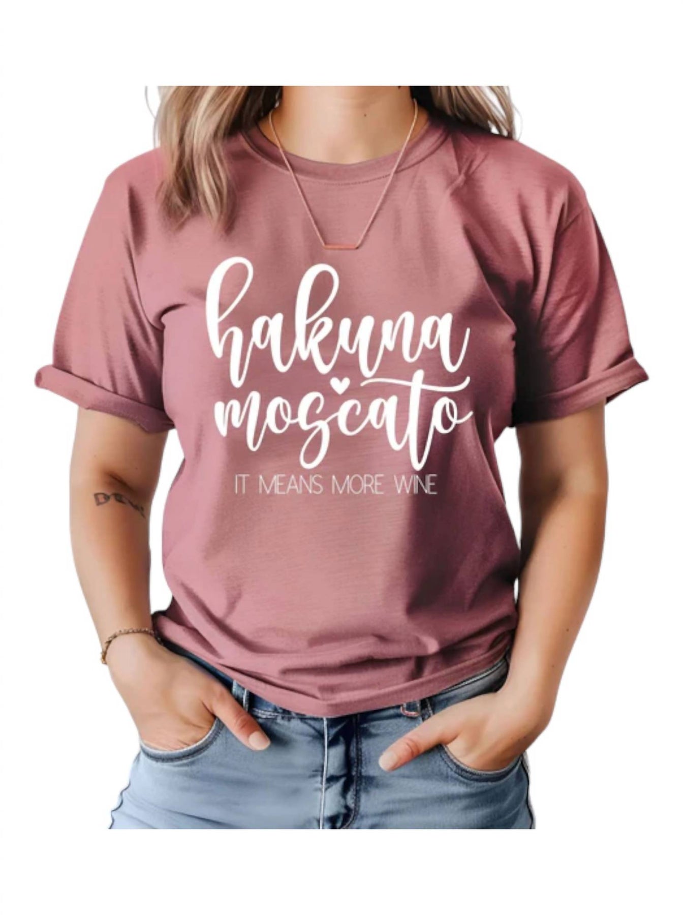 Hakuna Moscato Graphic T-Shirt in Rosa