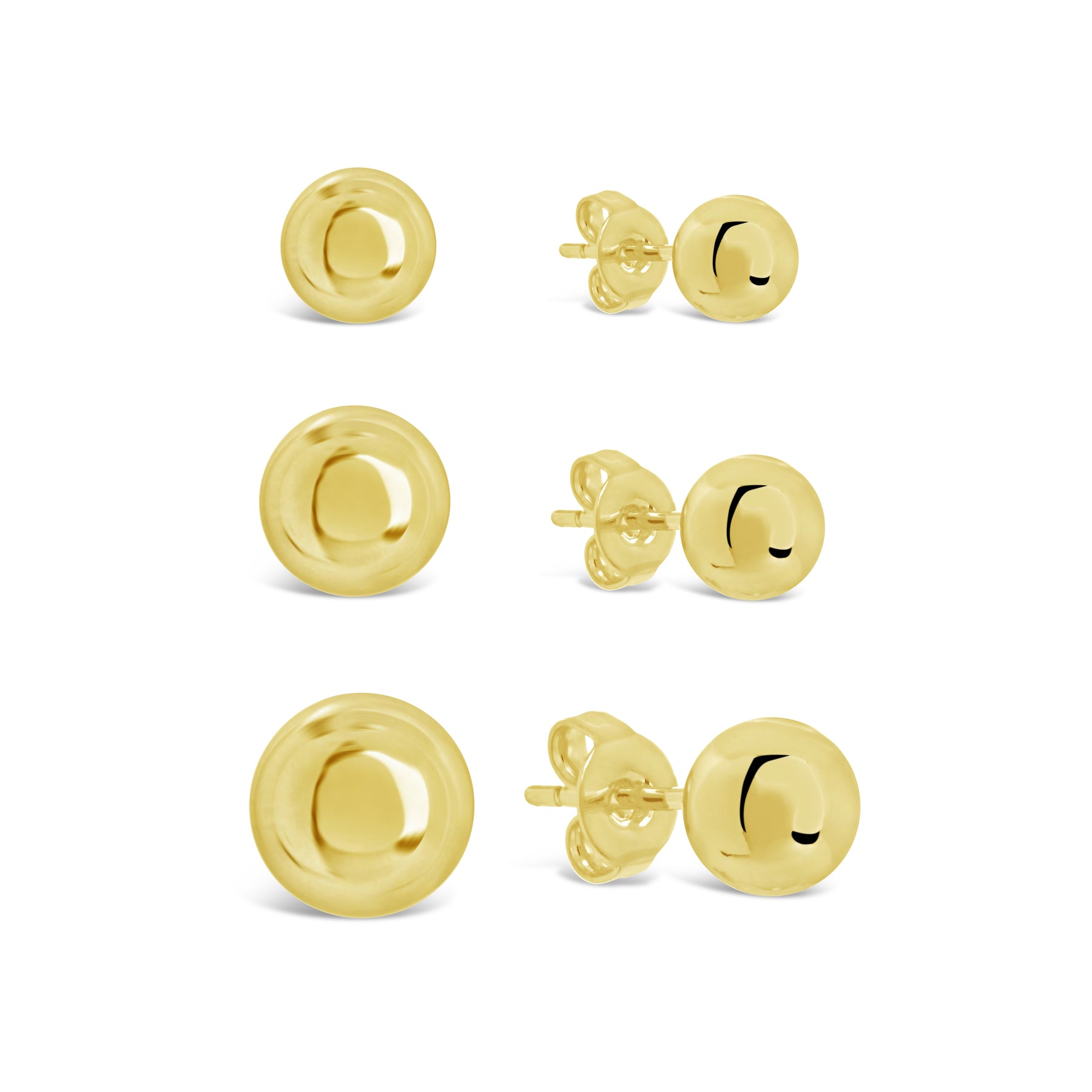 Polierte Kugel Stud Set