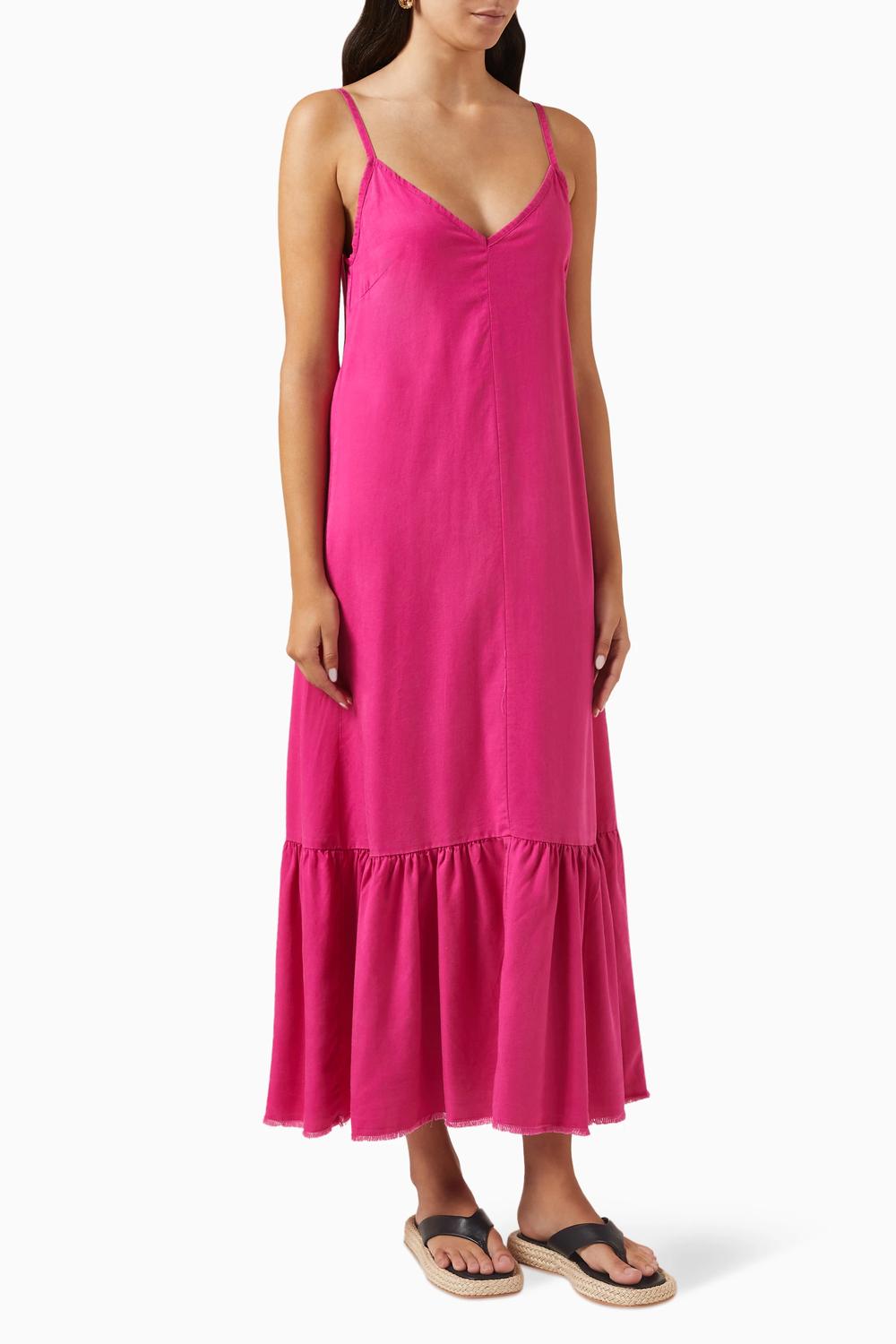 Corsica Kleid im Paradies rosa