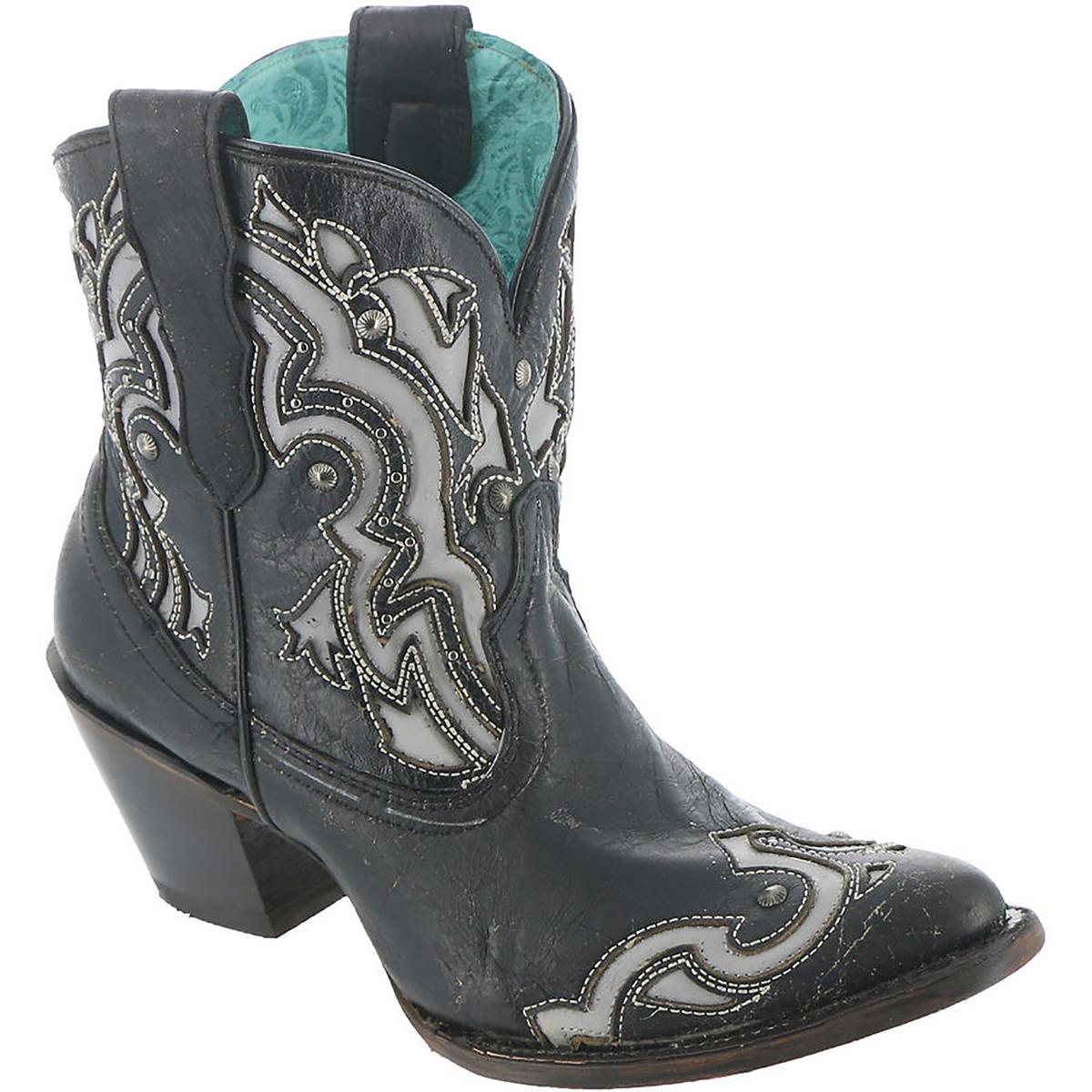 Leder besetzt Cowboy, Western Stiefel