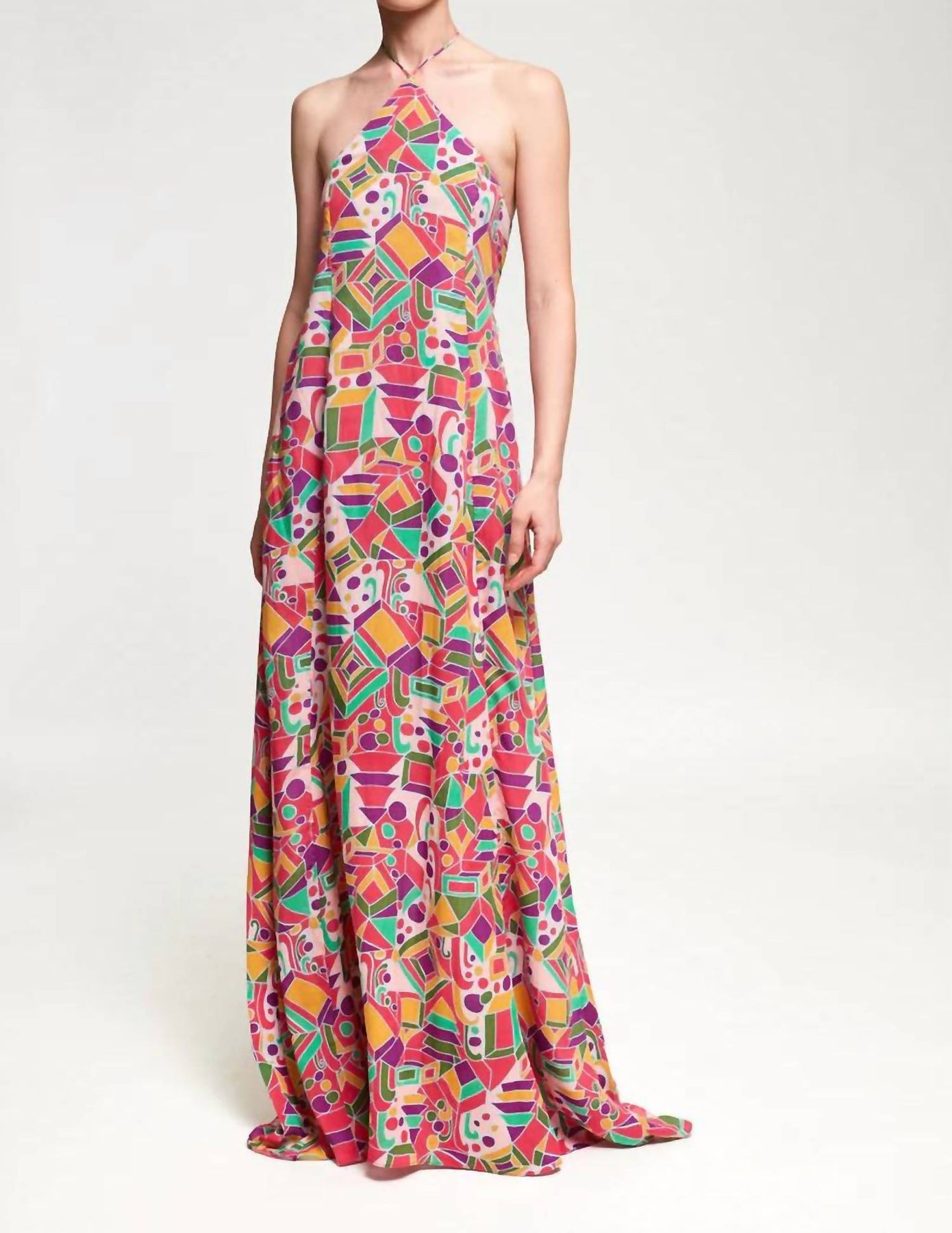 Halterneck Maxikleid in Miro