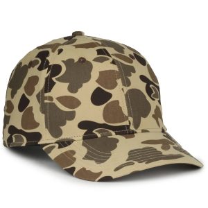 Outdoor-Cap gc-100 Vintage Wasservögel strukturierten Massiv Panel Hut