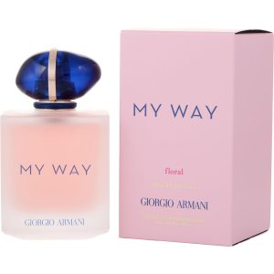 Armani My Way mit Blumenmuster von Giorgio Armani Eau De Parfum Spray nachfüllbar 3 Oz Damen