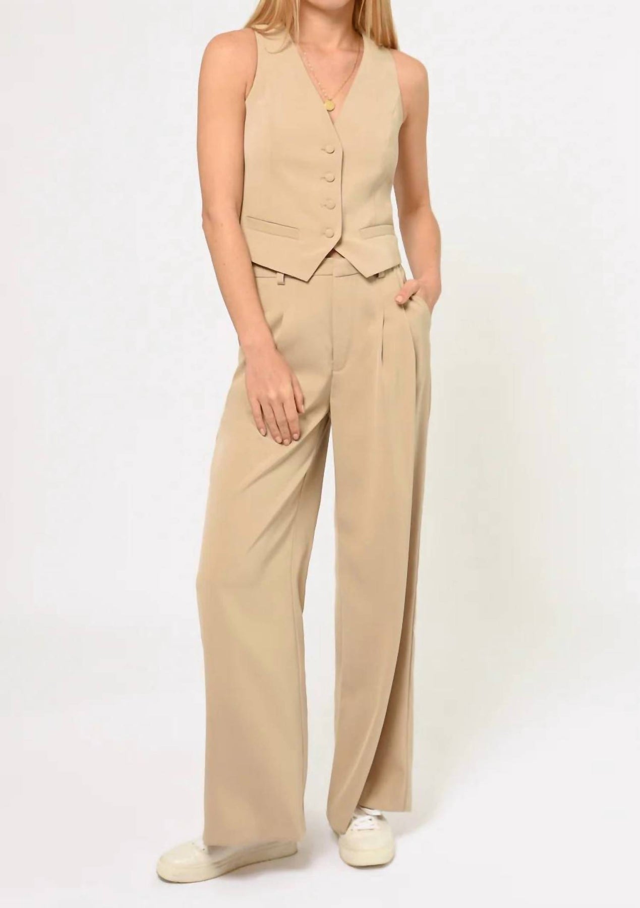 Stanley Weite Hosen in Khaki
