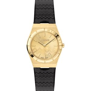 Missoni Milano Armbanduhr aus Leder 7766638493756
