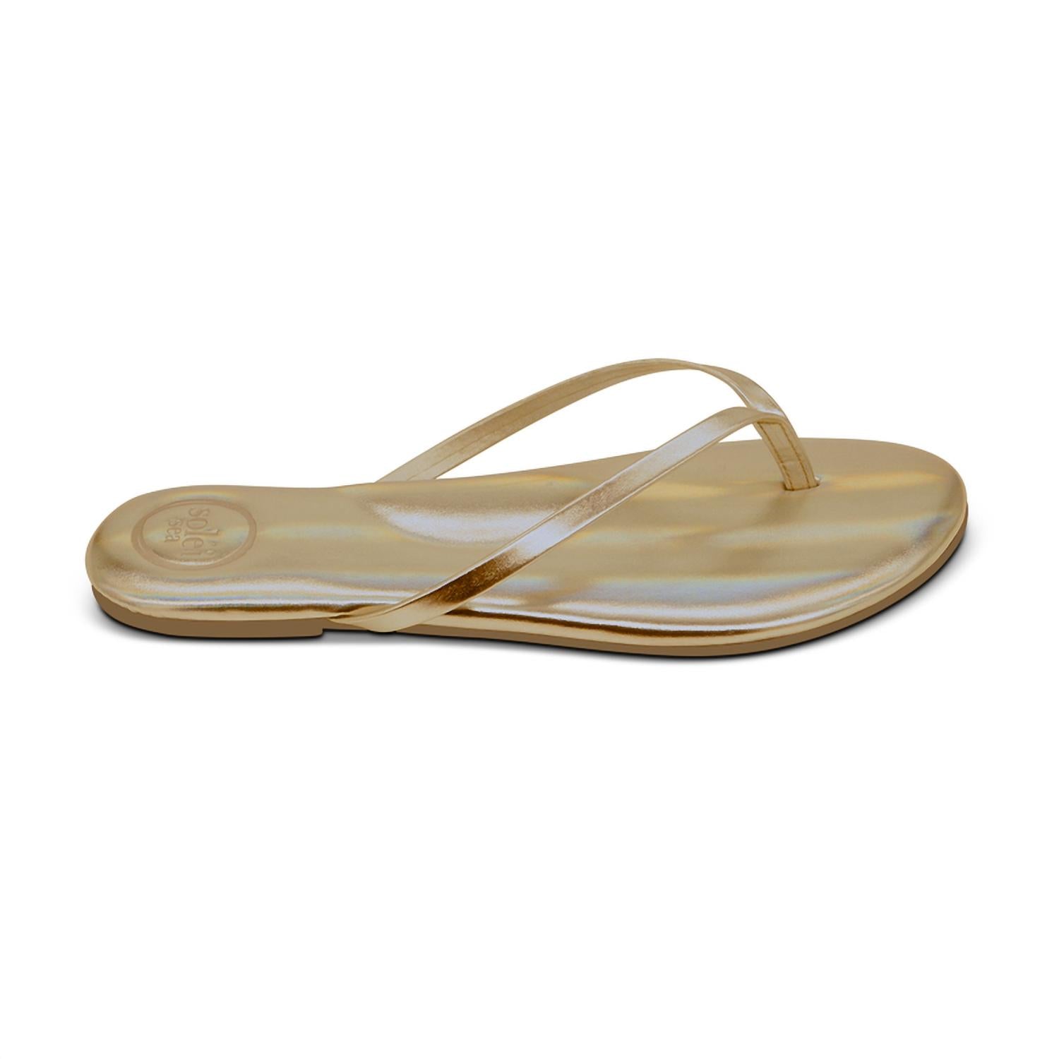 Indie Sandalette für Damen in Gold Metallic