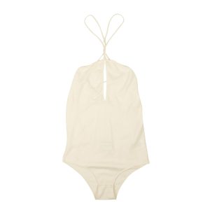 Bottega Veneta Strick-Body – Kreide