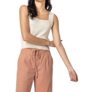 Pullover Tank Top in Elfenbein 7766612705340