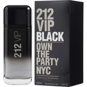 212 Vip Black von Carolina Herrera Eau de Parfum Spray 6.8 Oz Herren